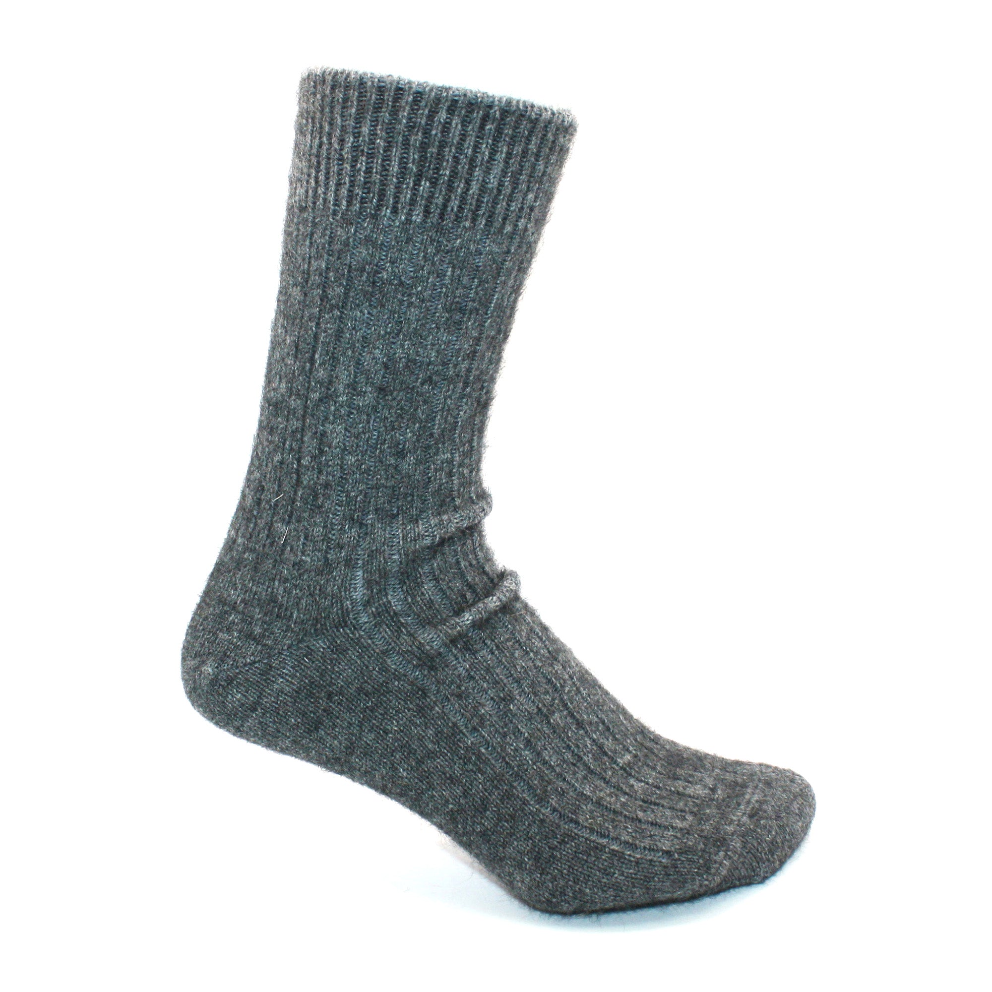 Premium Possum and Merino Wool Ribbed Socks