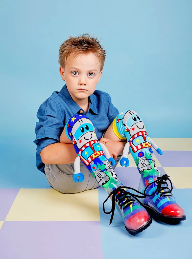 Madmia Kids & Adults Robot Socks