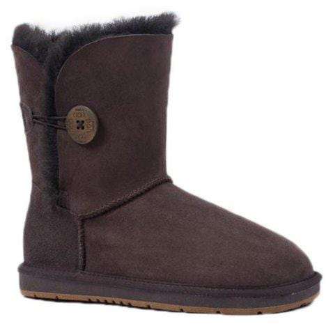 Premium Short 1-Button Ugg Boots