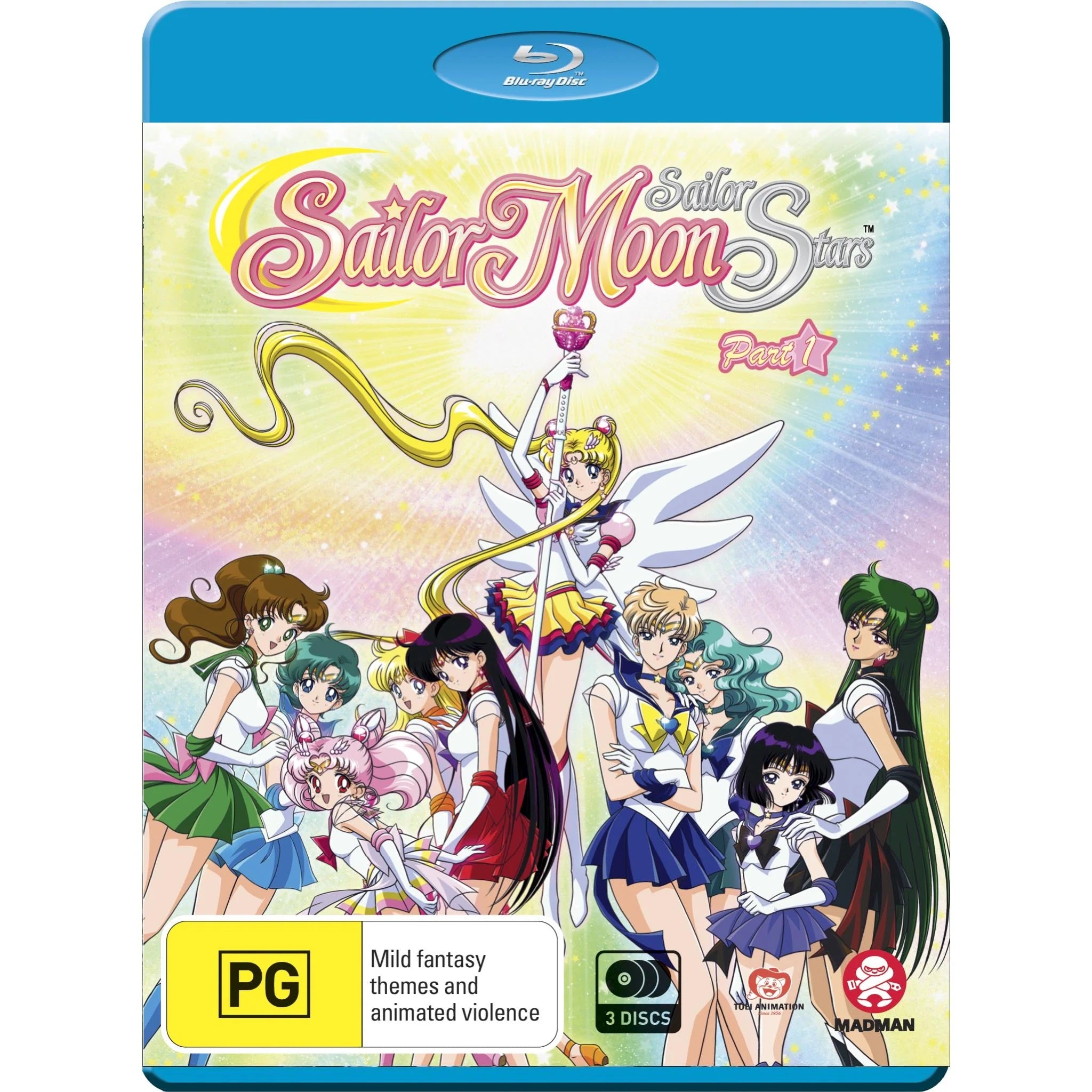 Sailor Moon Sailor Stars (Season 5) Part 1 Blu-Ray