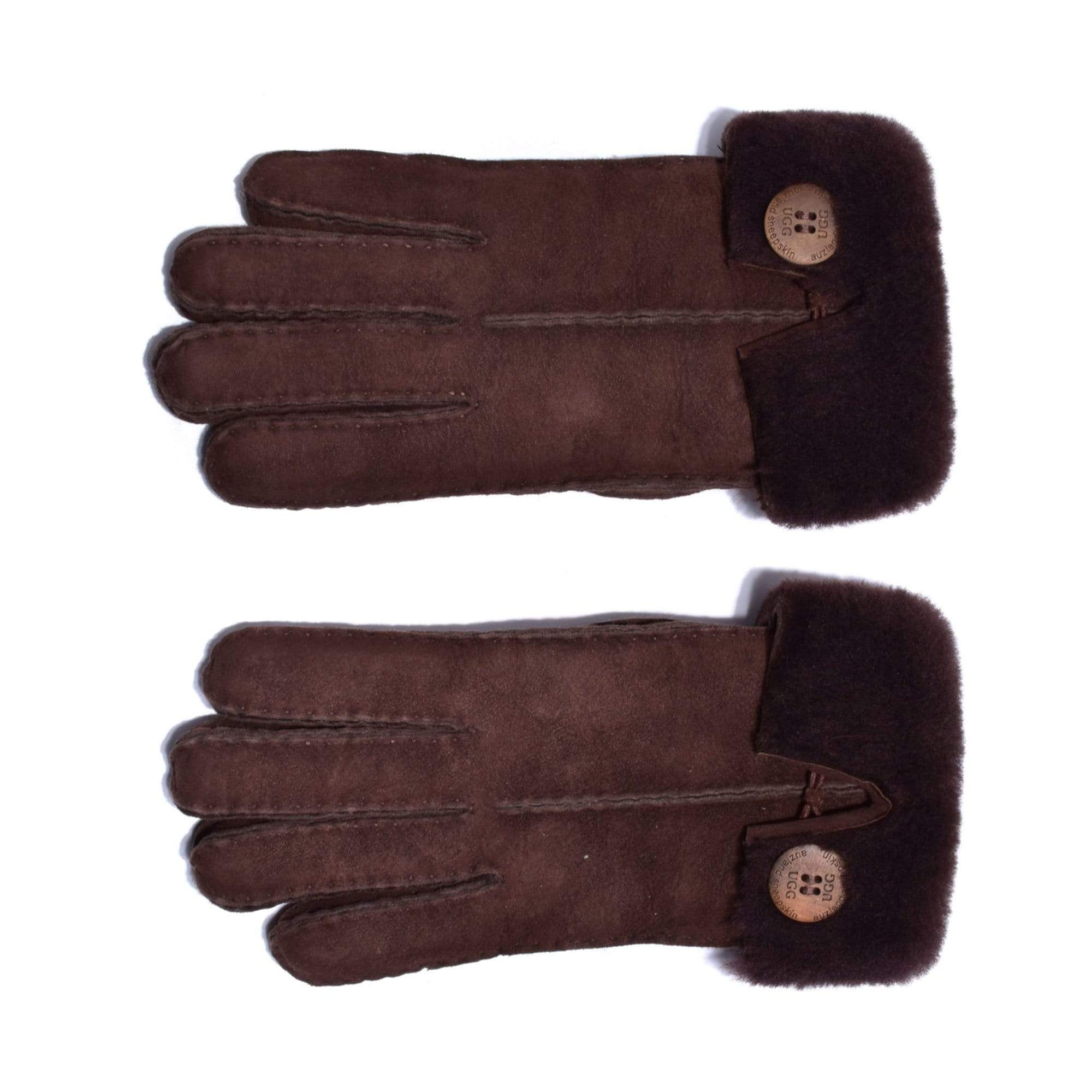 Button Gloves Sheepskin Uggs