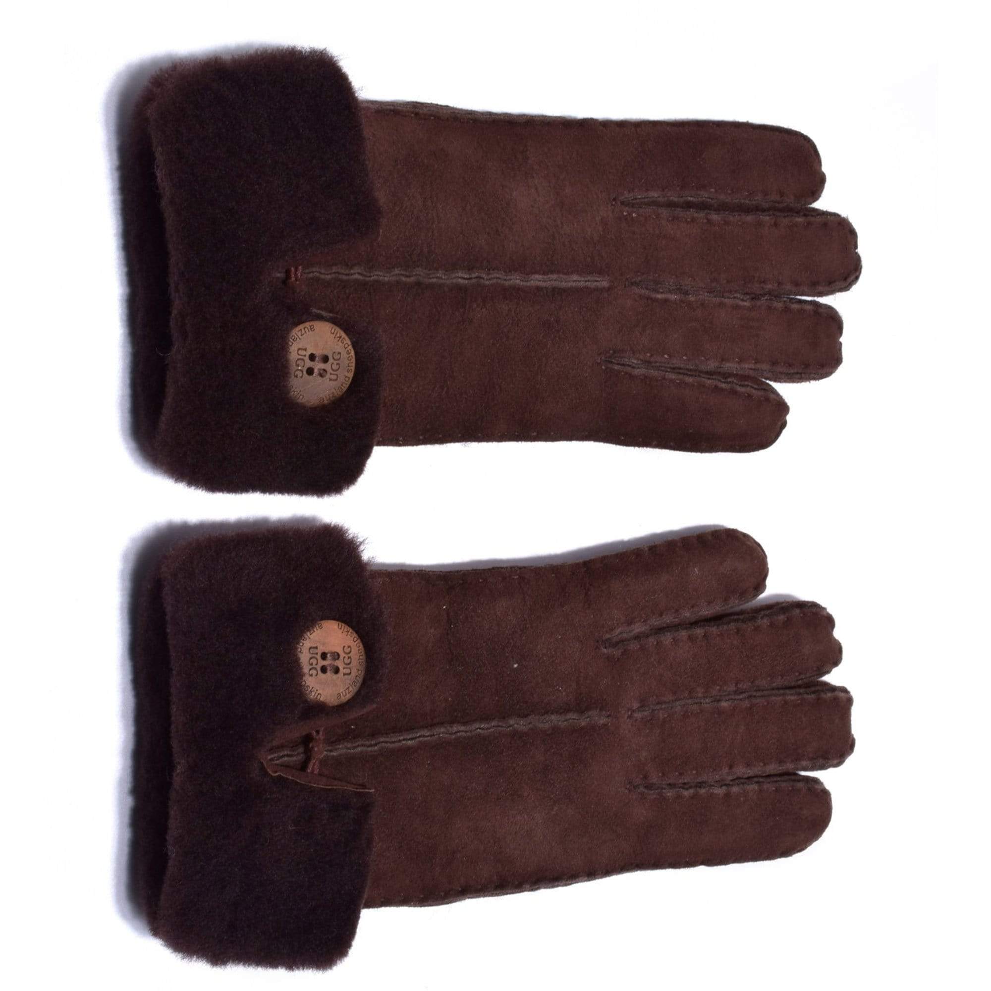 Button Gloves Sheepskin Uggs