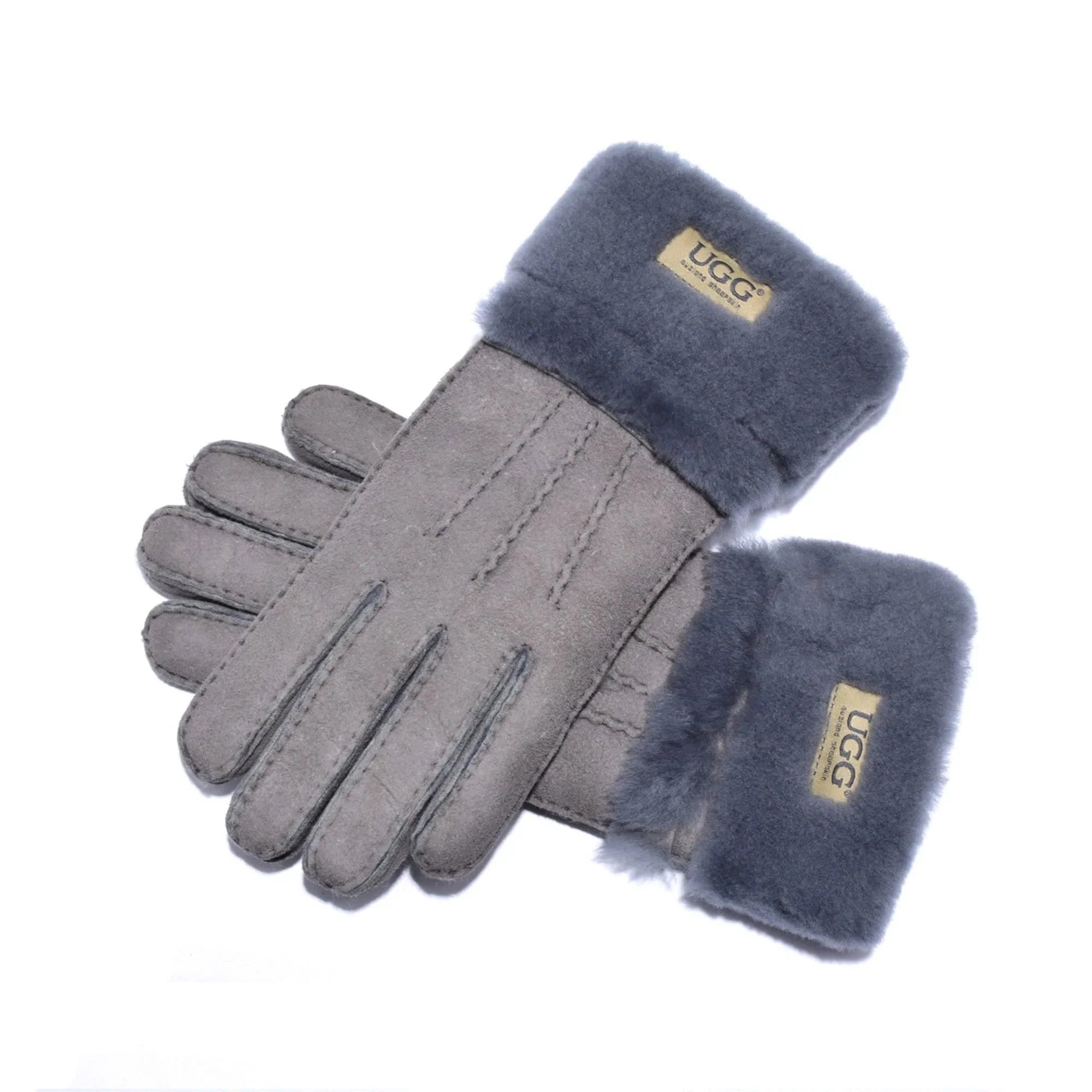 Double Cuff Sheepskin Gloves Uggs