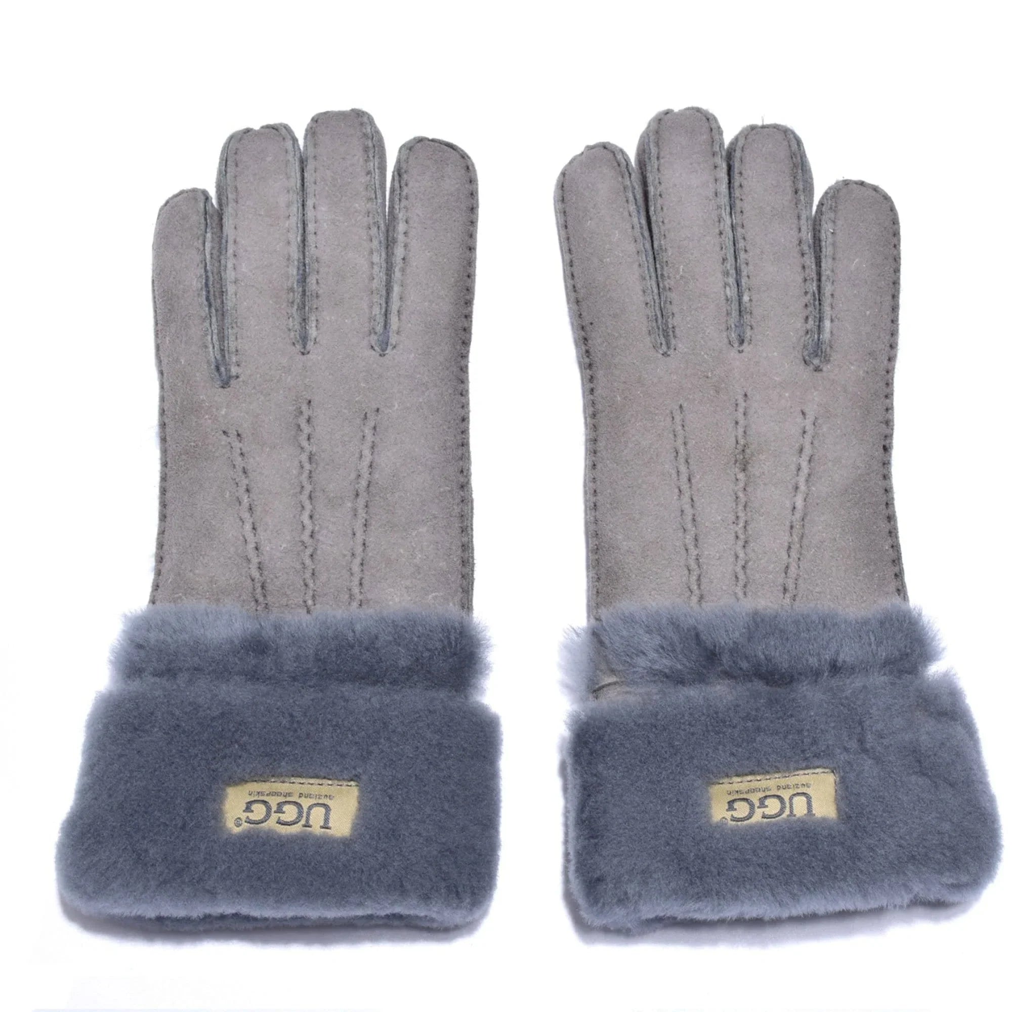 Double Cuff Sheepskin Gloves Uggs