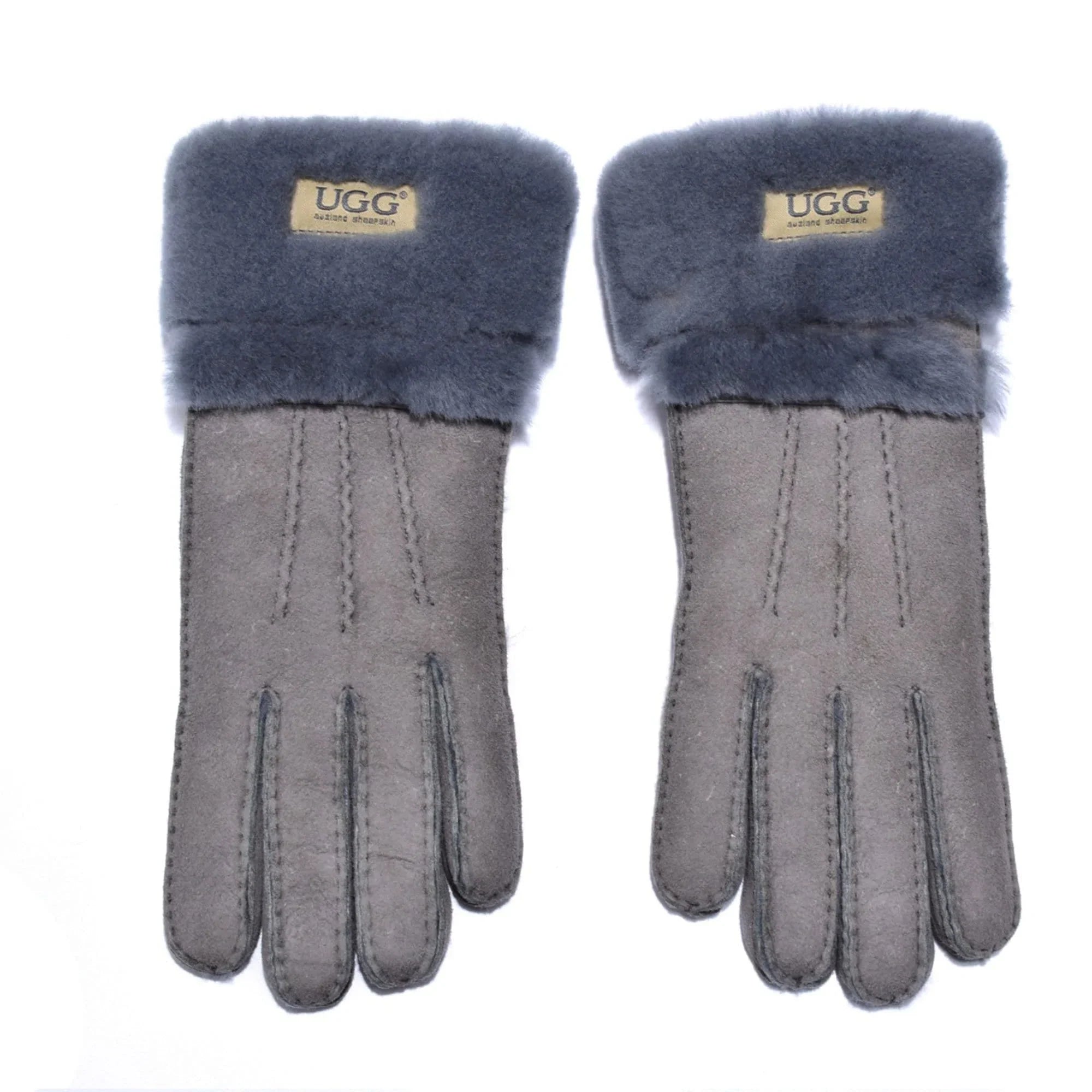 Double Cuff Sheepskin Gloves Uggs
