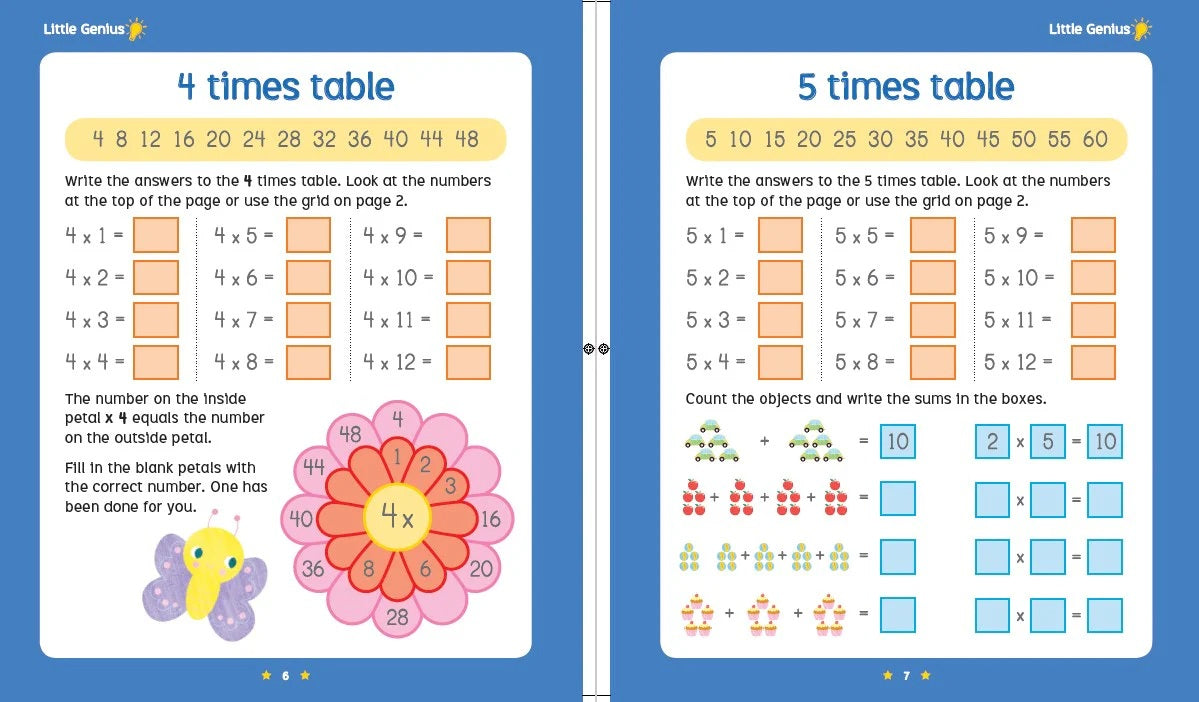 Little Genius Magnetic Folder - Times Table