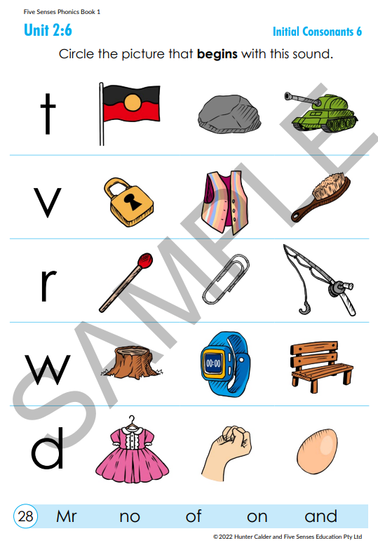 Five Senses Phonics Book 1