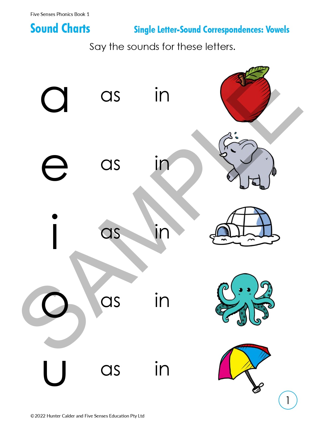 Five Senses Phonics Book 1