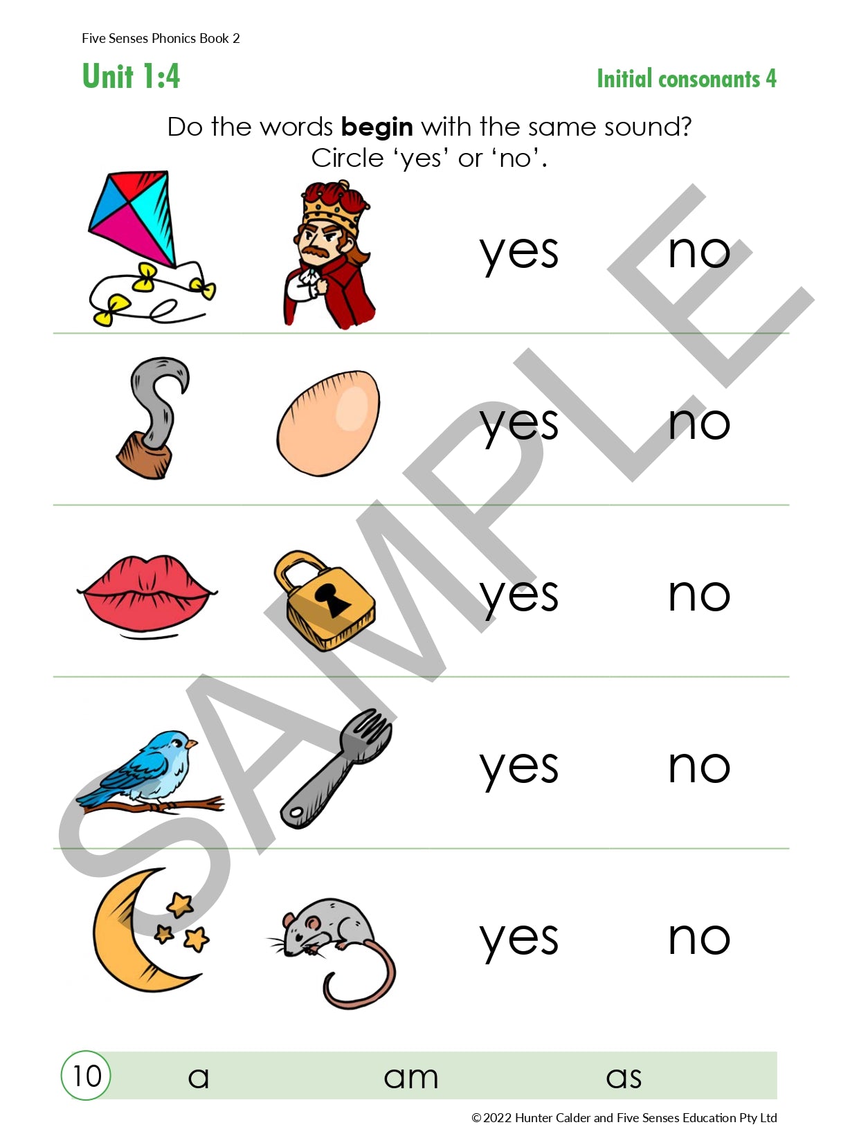 Five Senses Phonics Book 2