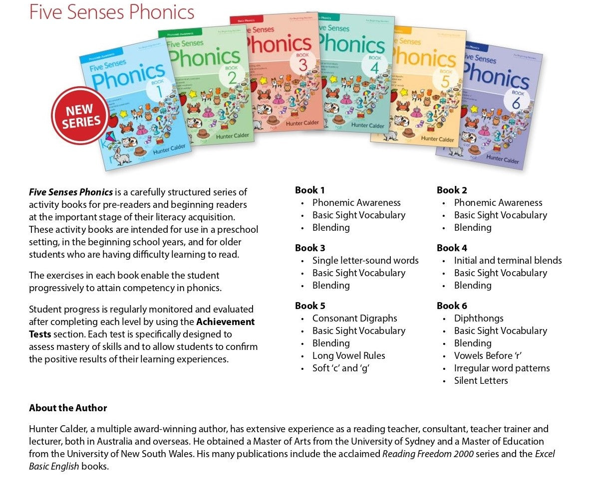Five Senses Phonics Book 3