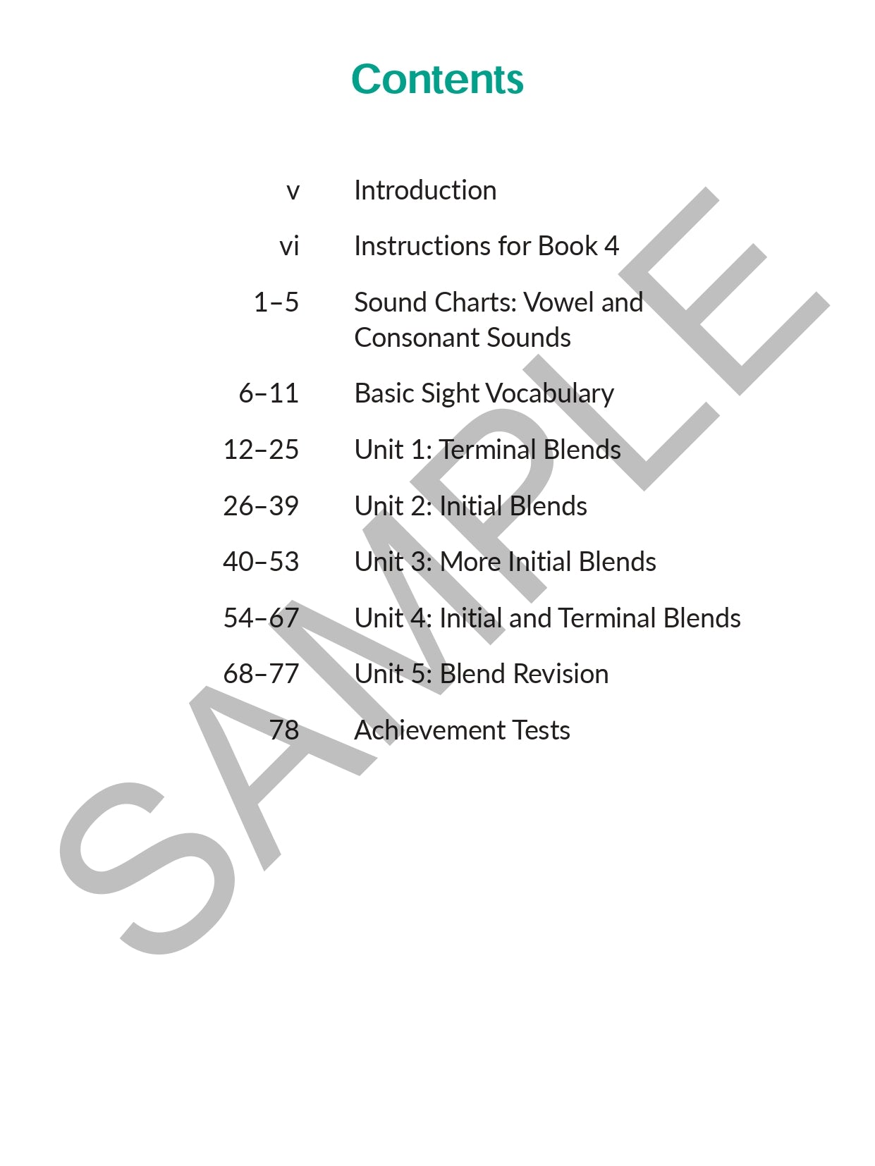 Five Senses Phonics Book 4