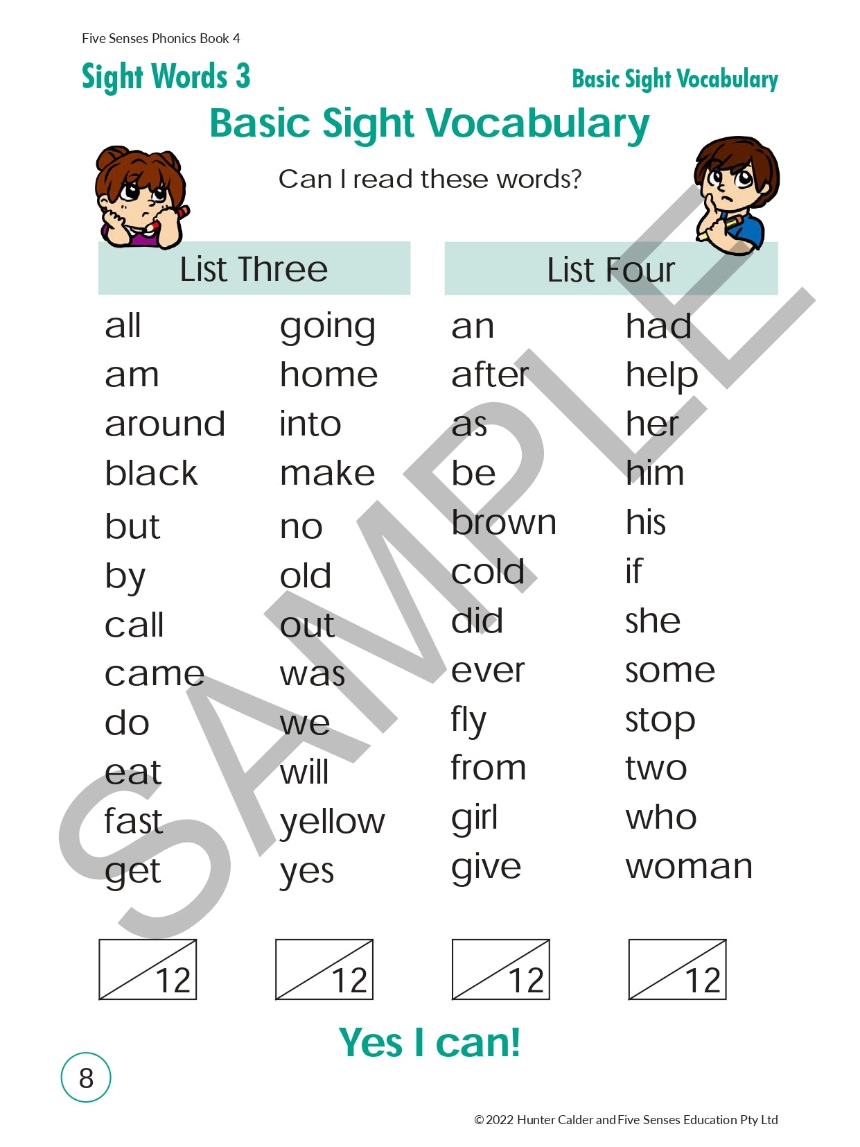 Five Senses Phonics Book 4