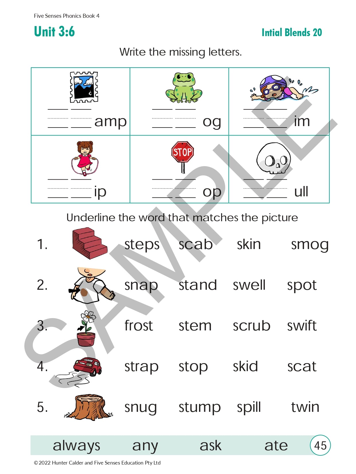 Five Senses Phonics Book 4