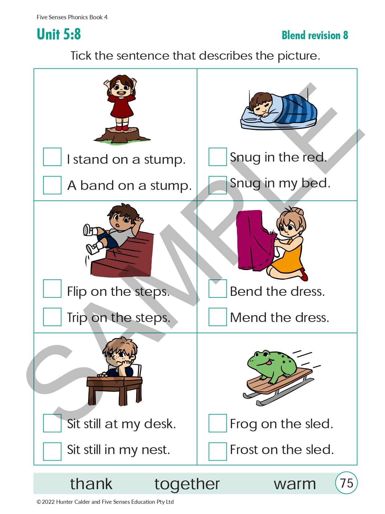 Five Senses Phonics Book 4