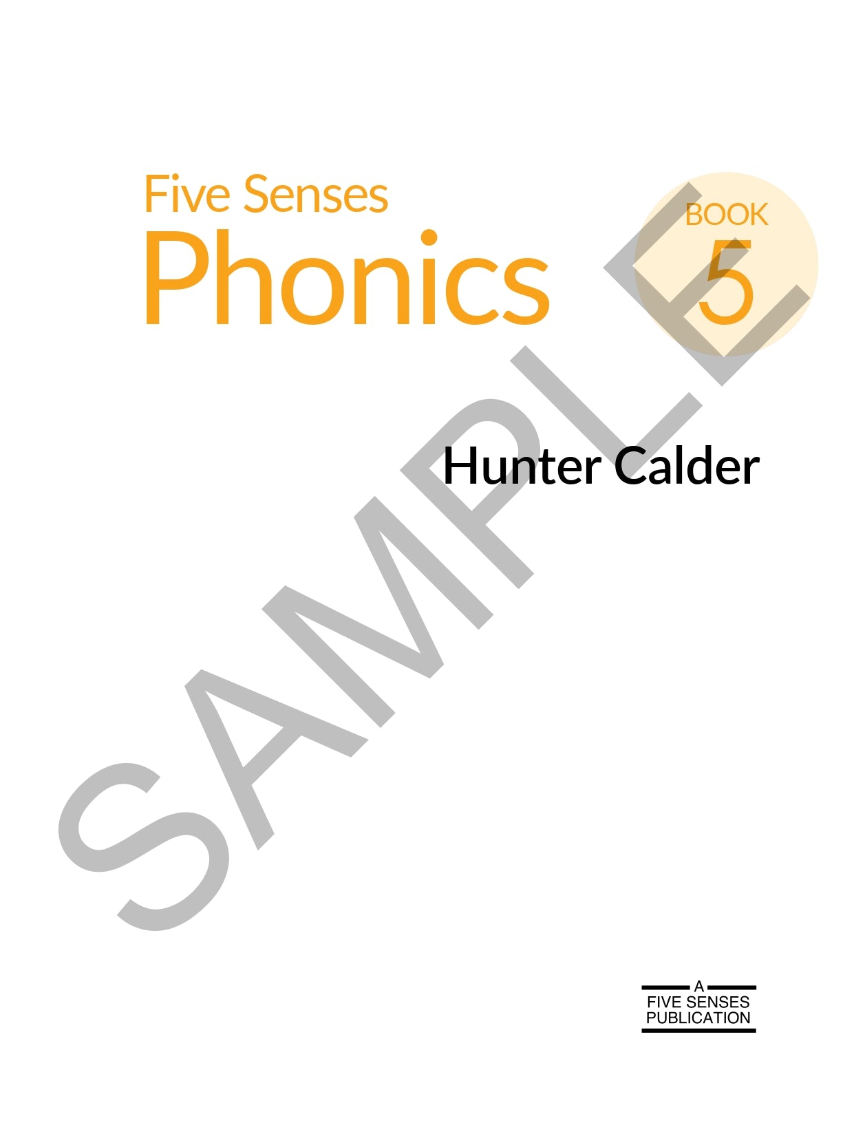 Five Senses Phonics Book 5