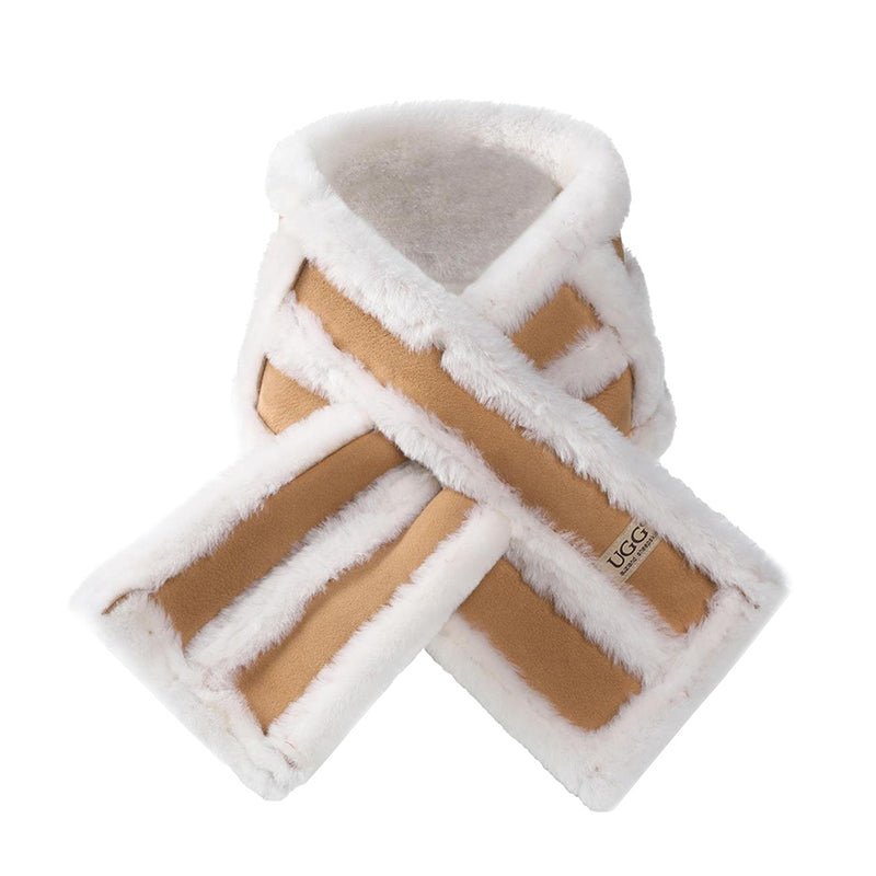 Double Cuff Sheepskin Scarf Uggs