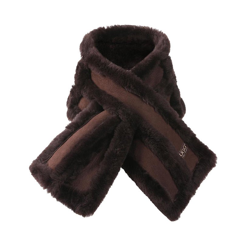 Double Cuff Sheepskin Scarf Uggs