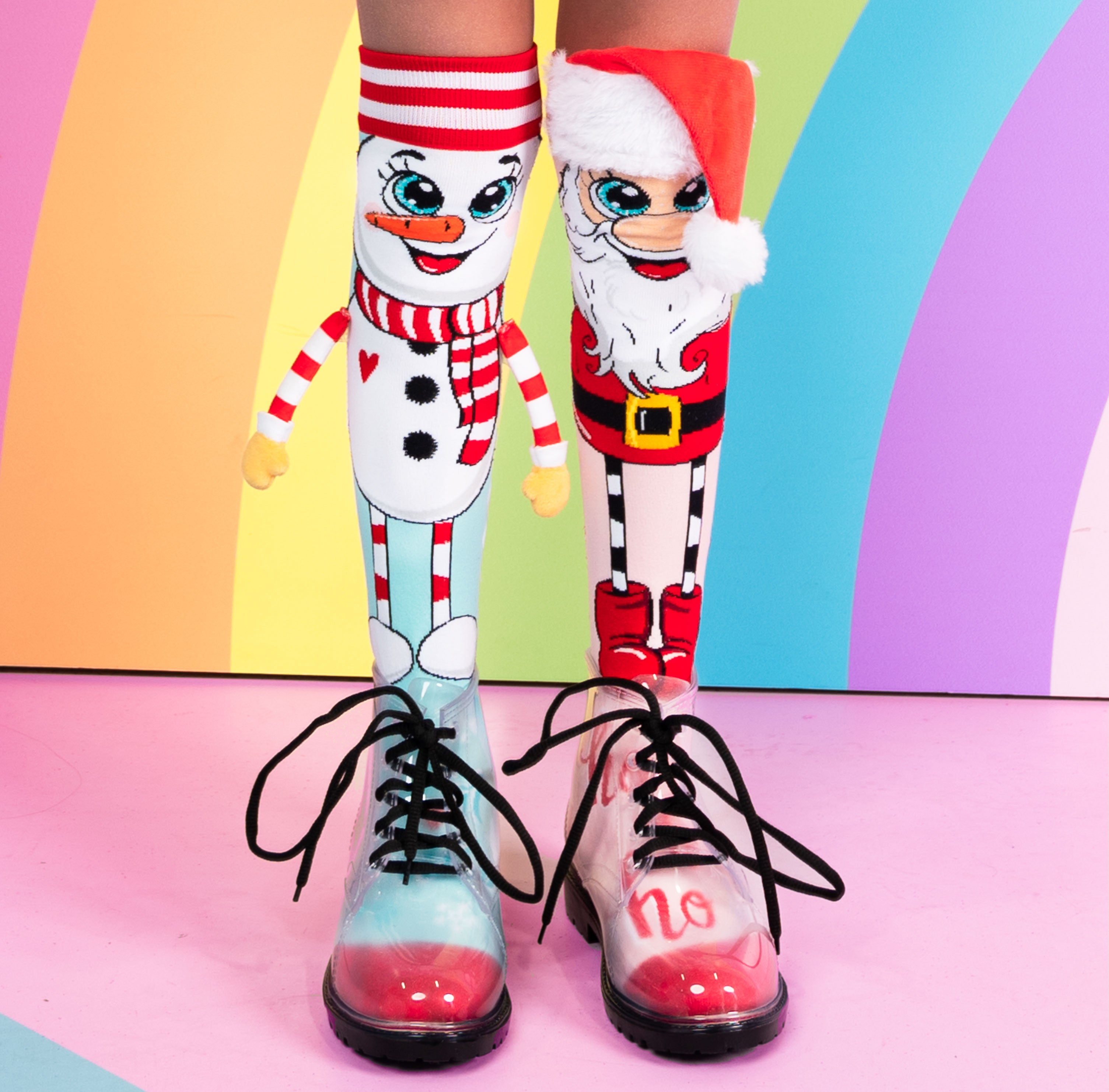 Madmia Kids & Adults Santa & Snowman Socks