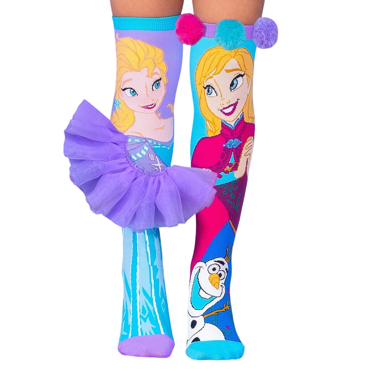 Madmia Kids & Adults Disney Series Frozen Elsa & Anna Socks
