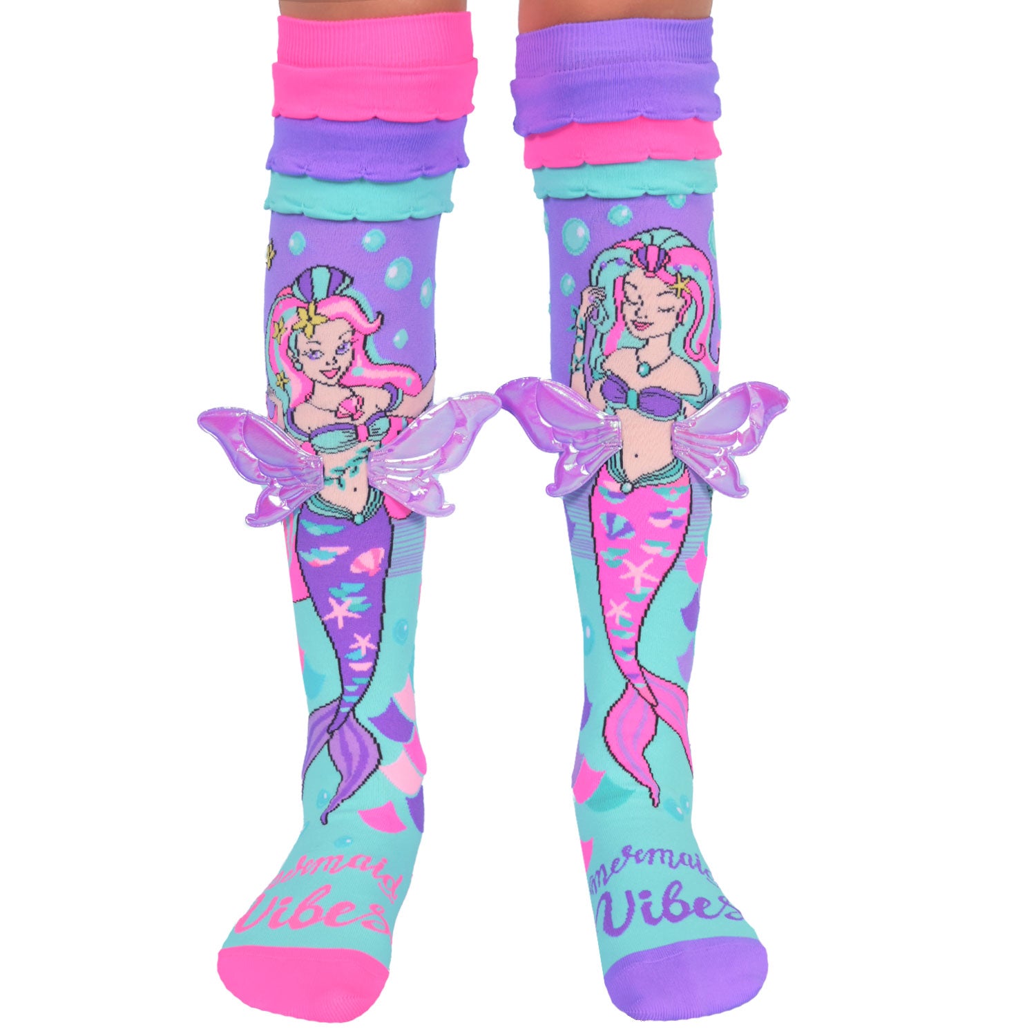 Madmia Kids & Adults Mermaid Vibes Socks