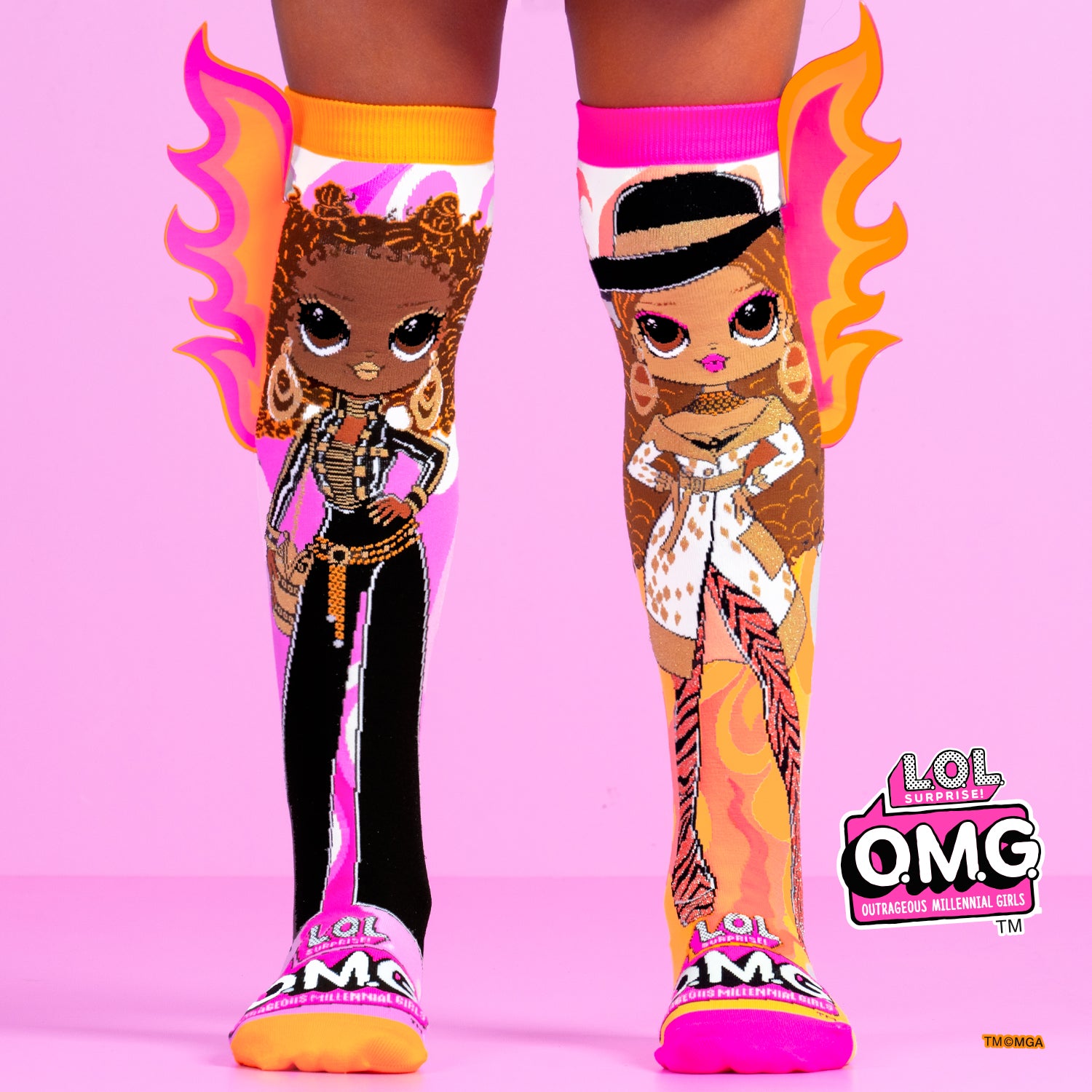 Madmia Kids & Adults L.O.L Surprise OMG Bee The Queen Socks