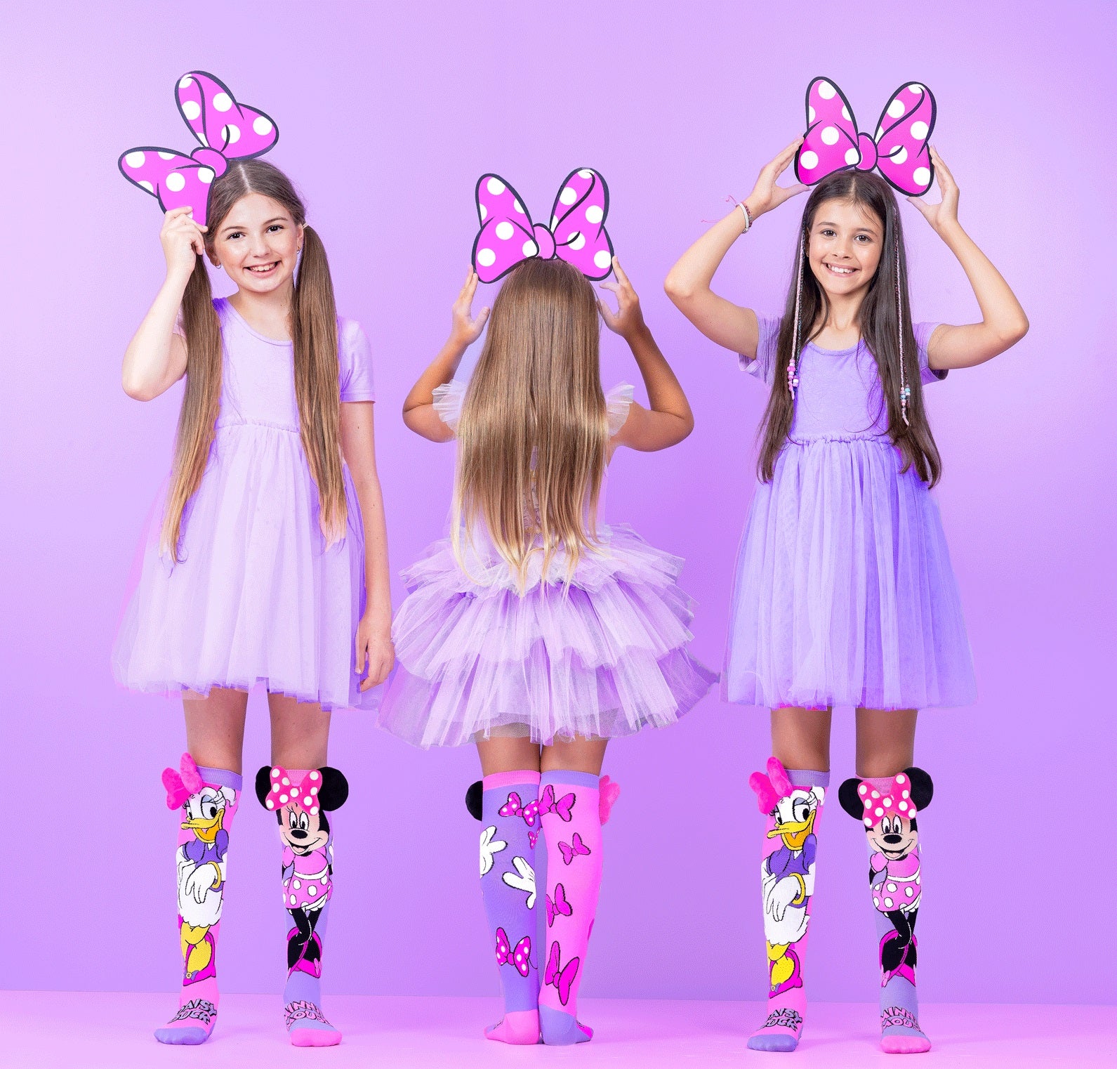 Madmia Kids & Adults Disney Series Minnie & Daisy Socks