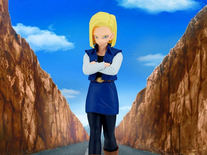 Dragon Ball Z Solid Edge Works Android 18 figure