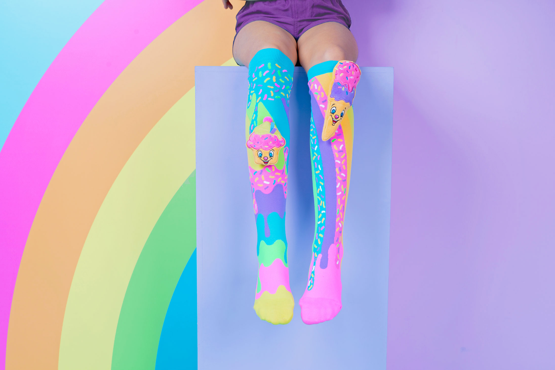 Madmia Kids & Adults Ice Cream & Cupcake Socks