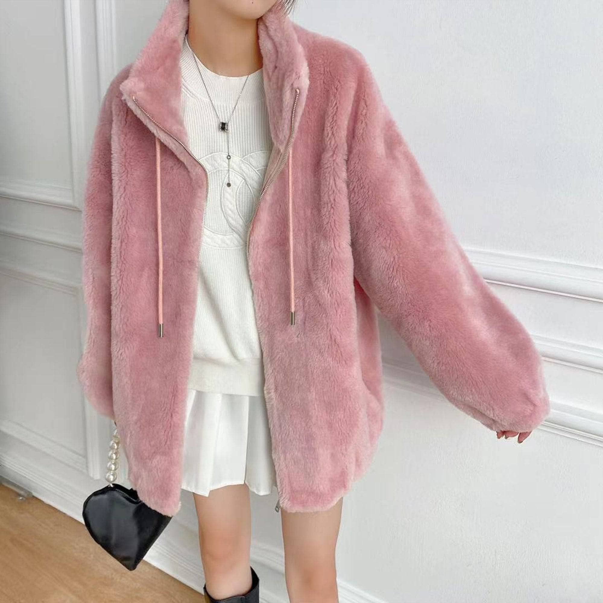 Camille Sheepskin Teddy Jacket