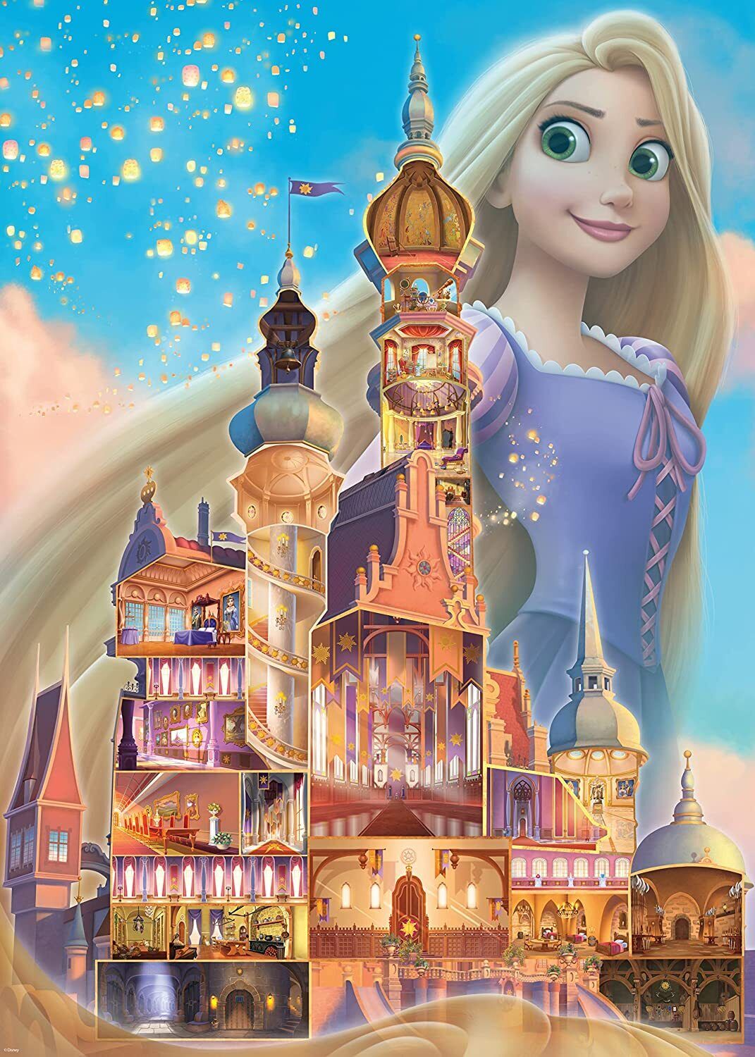 Ravensburger Puzzle Disney Castle Collection - Rapunzel 1000 pieces
