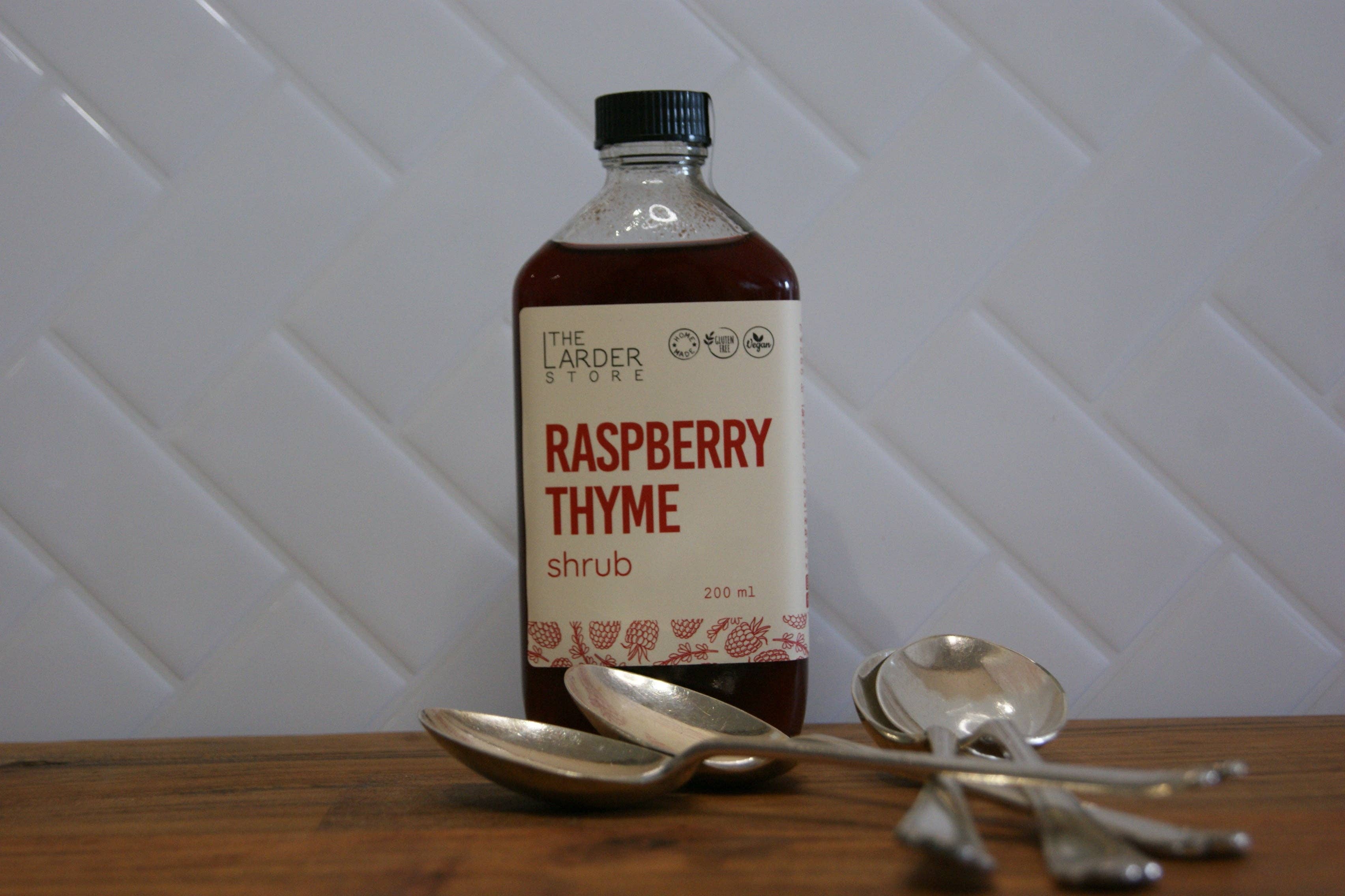 Raspberry-Thyme Shrub: 200ml