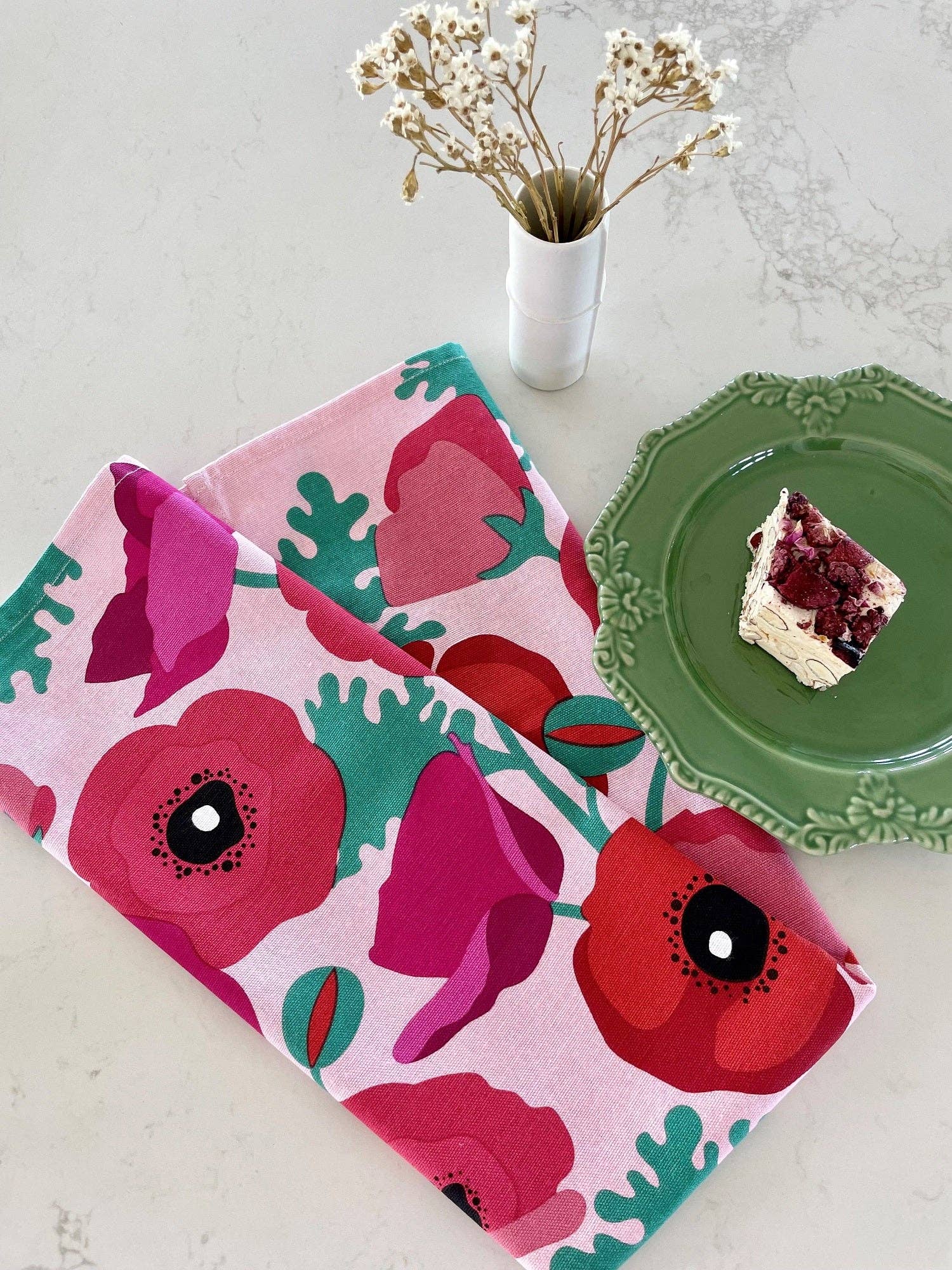 Tea Towel - Poppies: Hangsell (Carded)