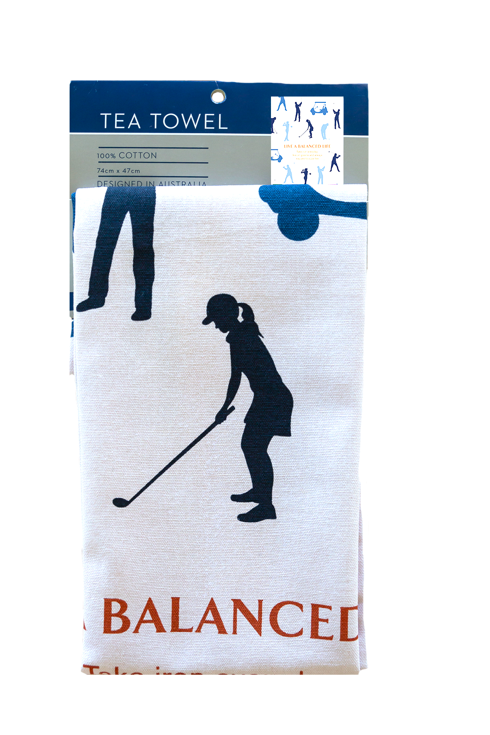 Tea Towel - Golf: Hangsell (Carded)