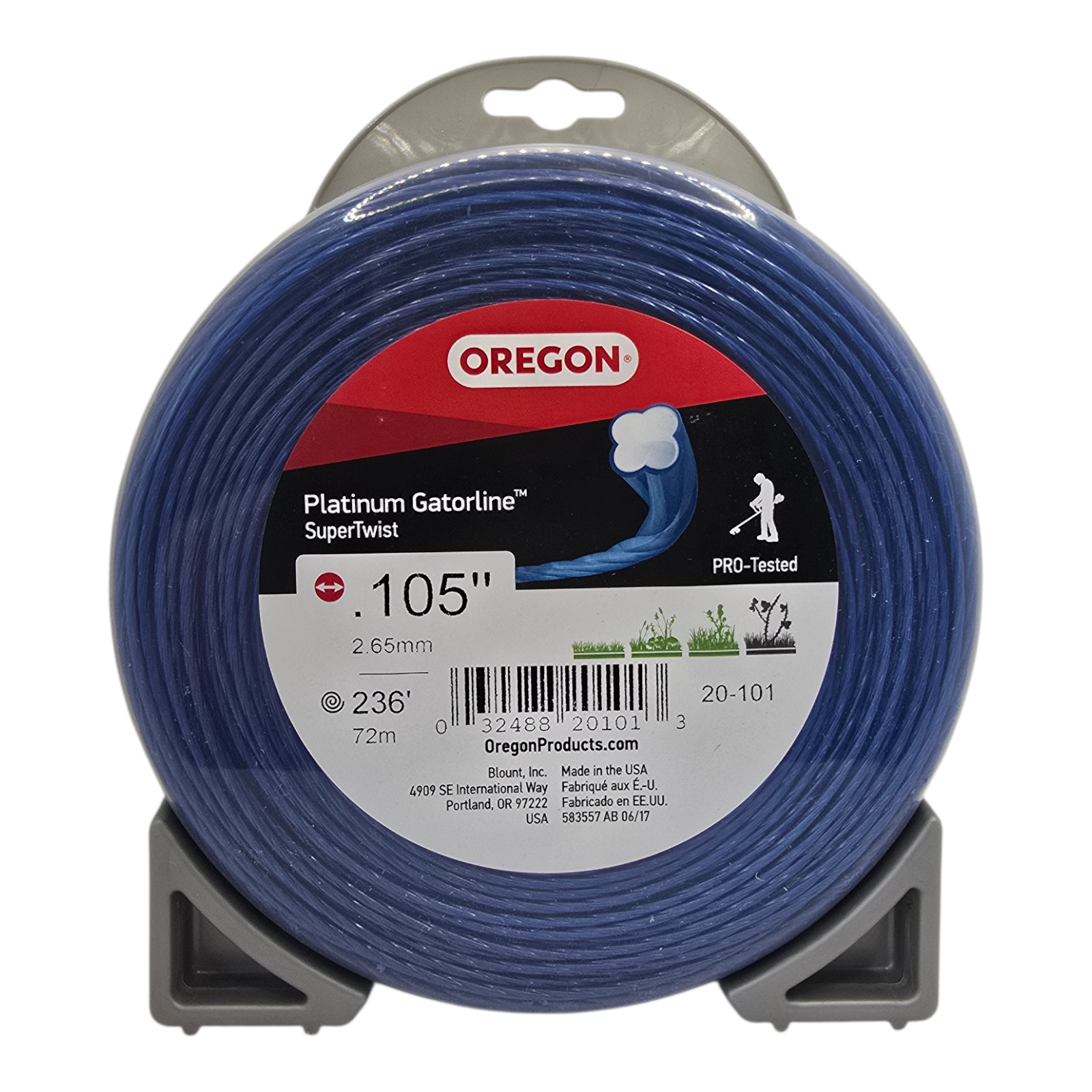 Oregon Platinum GatorLine Super-Twist 2.65mm x 72m Genuine