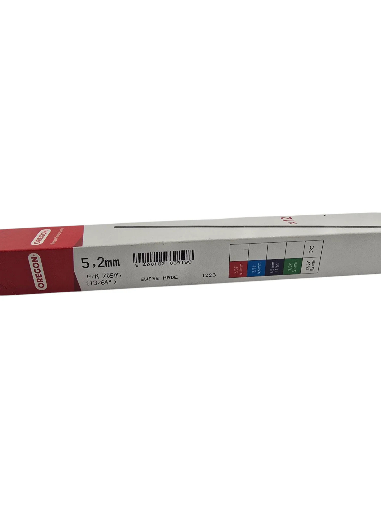 12× Genuine 13/64 (5.2mm) Oregon Swiss Chainsaw Sharpening Files Bulk