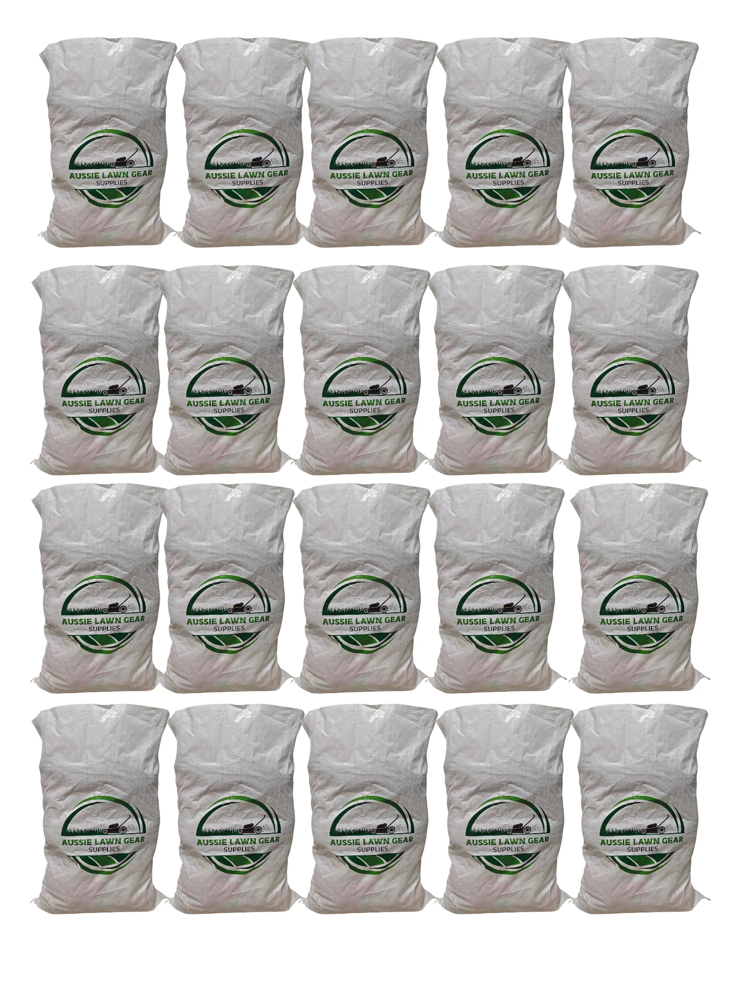 20x Large Polypropylene Woven Grass Clippings Lawn Leaf Garden Waste Chaff Bags
