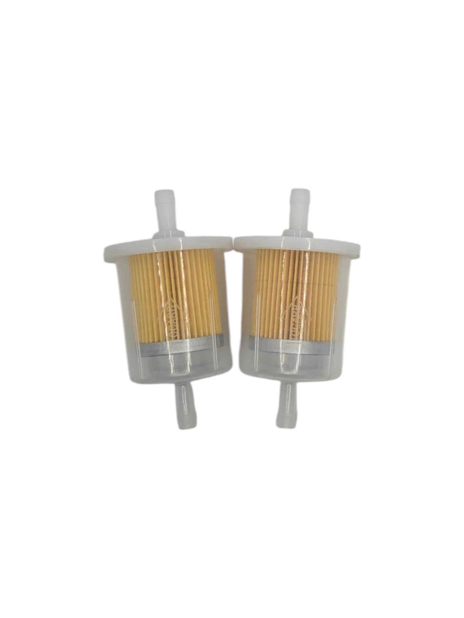 2xLarge Universal Inline Fuel Filter 8mm 5/16" Pipe Tractor Mower Motorbike