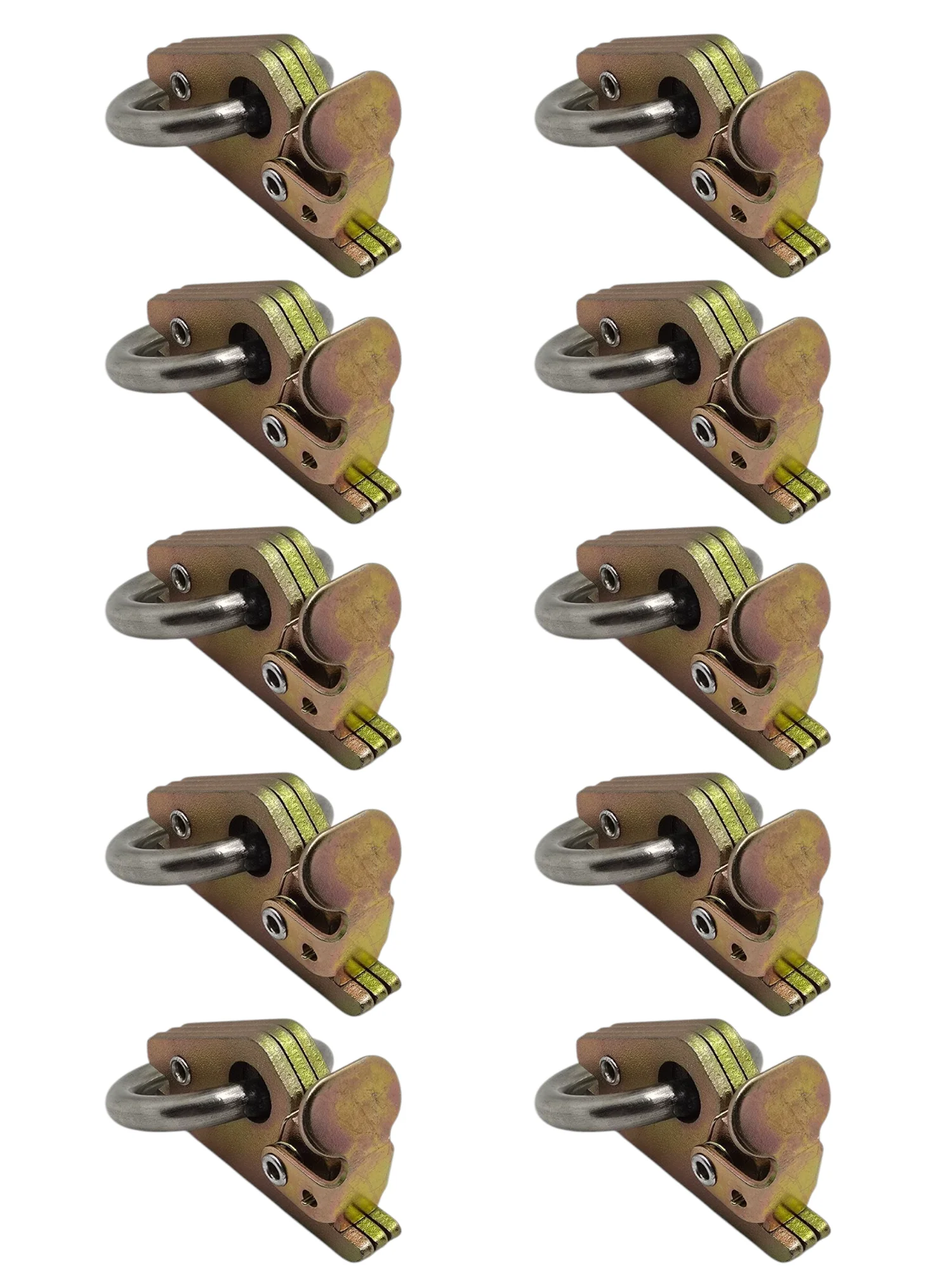 10x Heavy Duty E-Track 0 Ring Tie Down Anchors