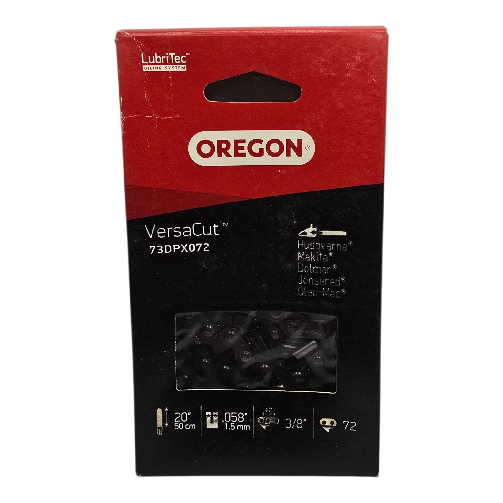 Oregon 75DPX072 Chainsaw Chain 3/8" .058" 72DL Genuine