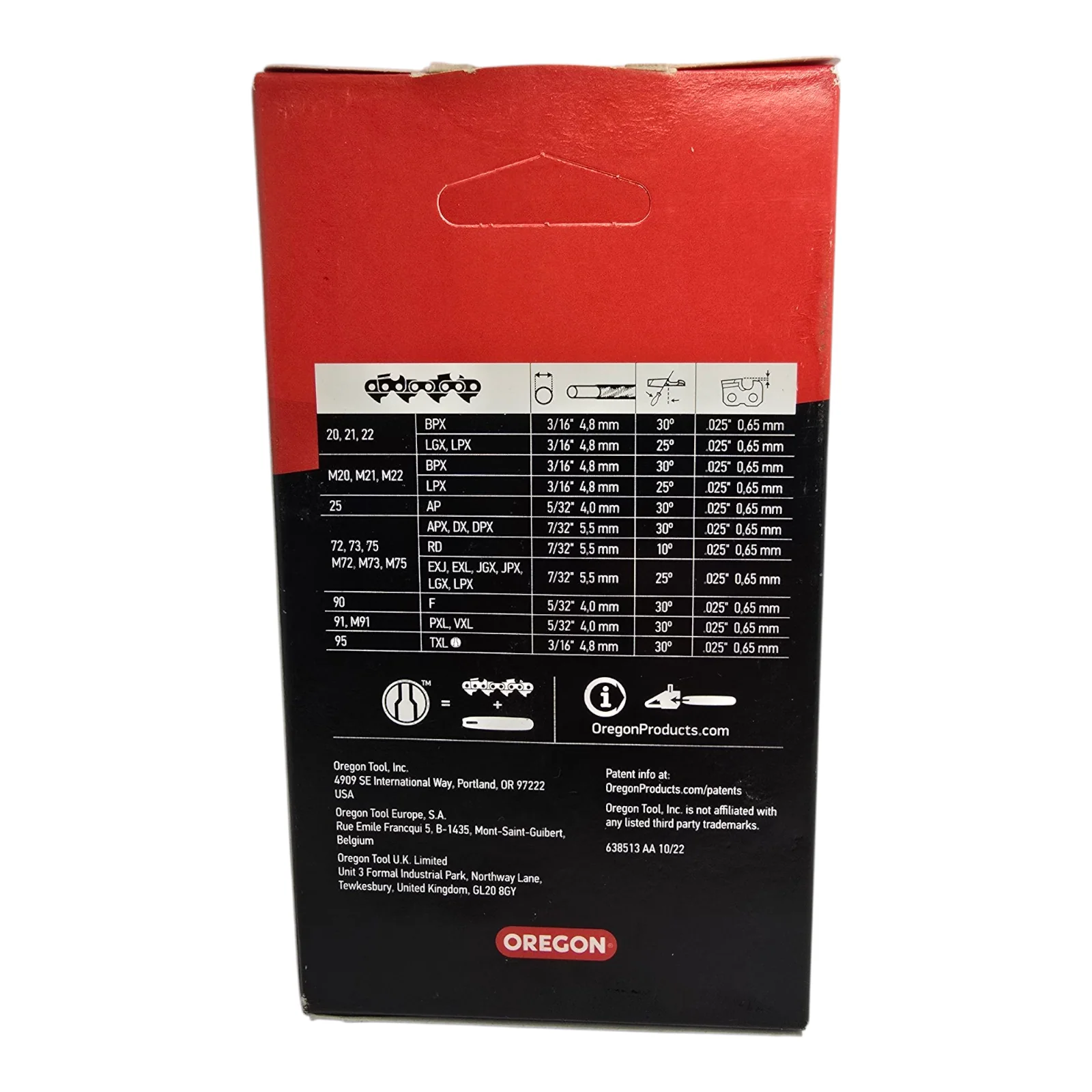 Oregon 91VXL044 Chainsaw Chain 3/8LP" .050" 44DL Genuine