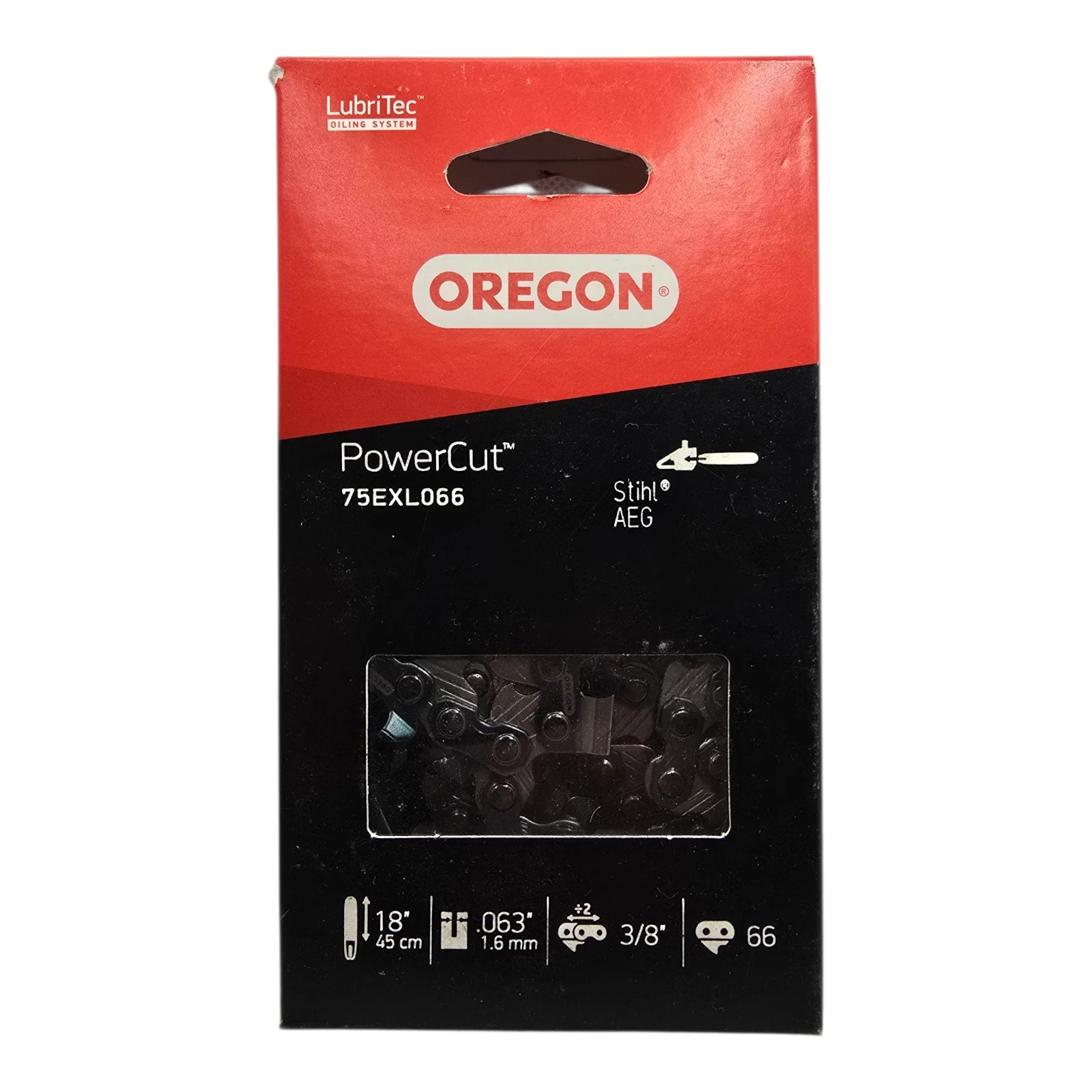 Oregon 75EXL066 Chainsaw Chain 3/8" .063" 66DL Genuine