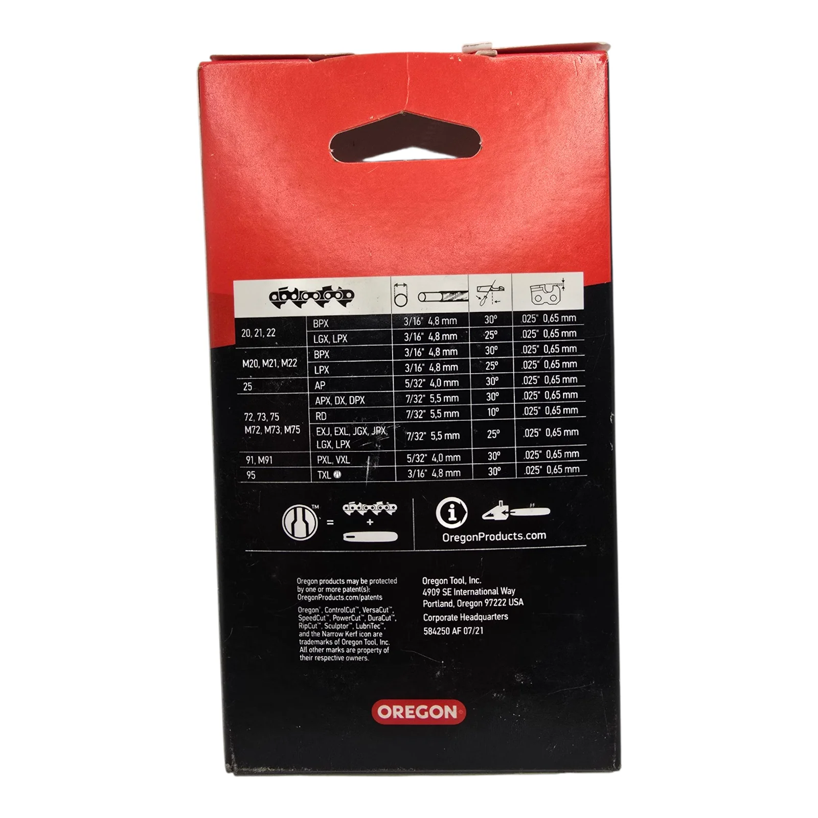 Oregon 75EXL066 Chainsaw Chain 3/8" .063" 66DL Genuine
