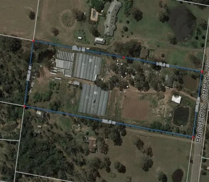 BADGERY'S CREEK - LAND SUB-DIVISION