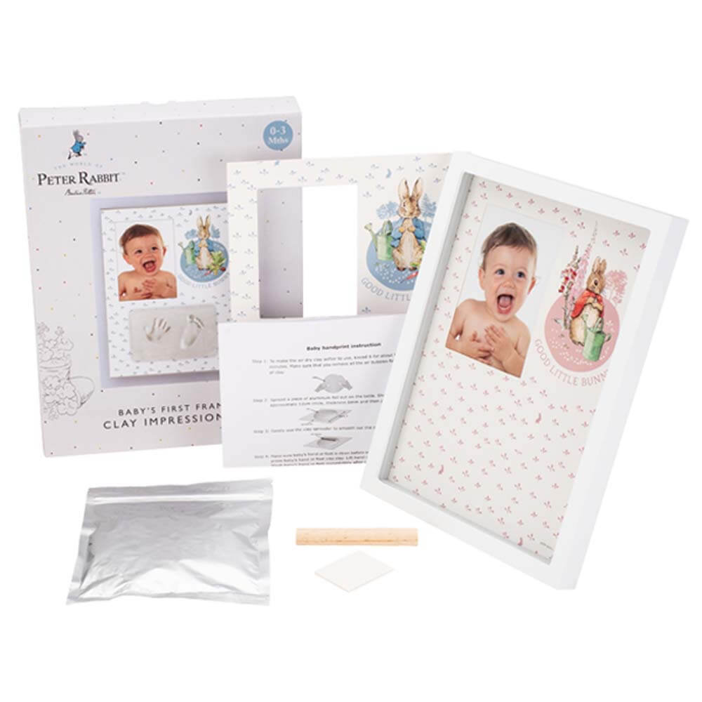 Beatrix Potter - Peter Rabbit First Framed Clay Impression Set