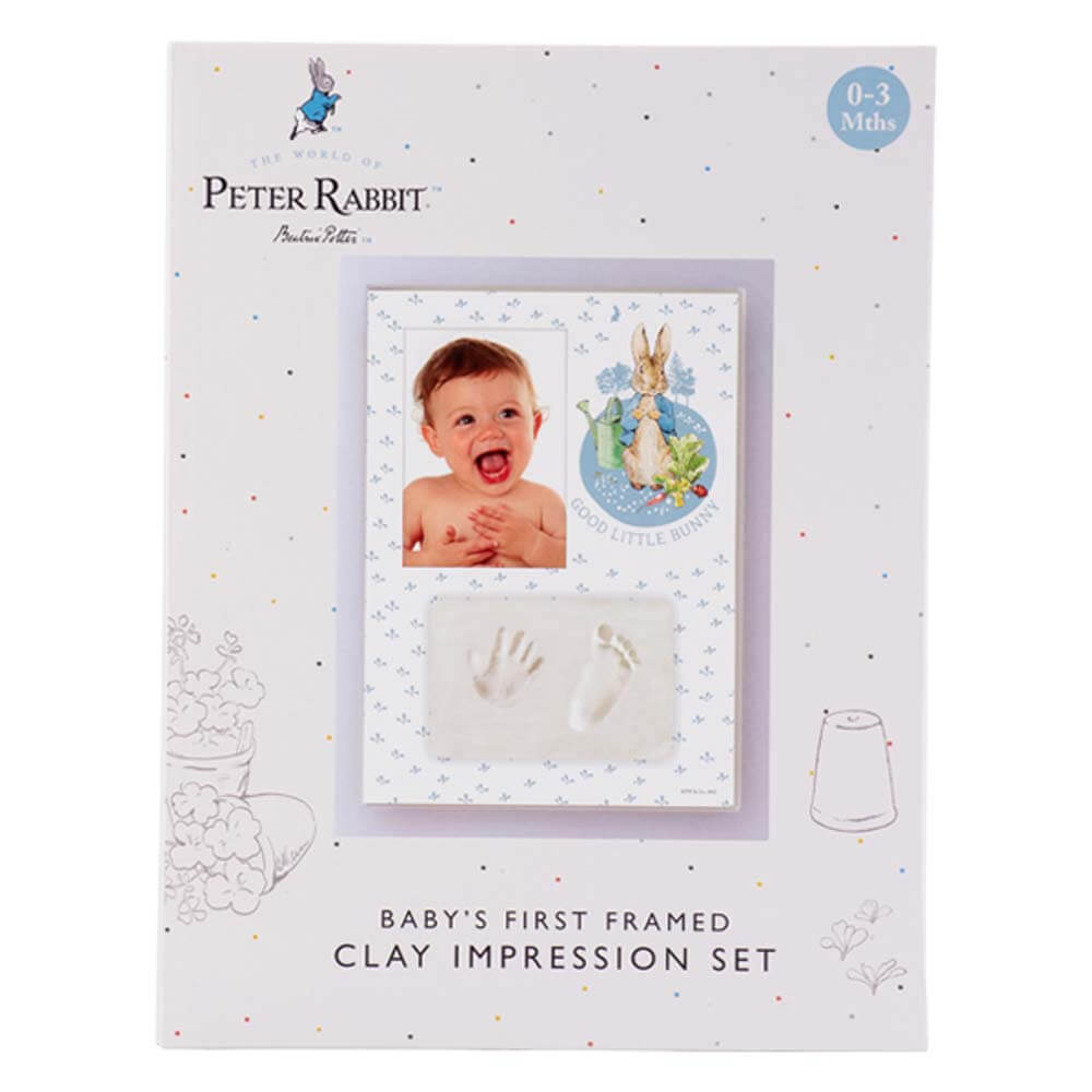 Beatrix Potter - Peter Rabbit First Framed Clay Impression Set