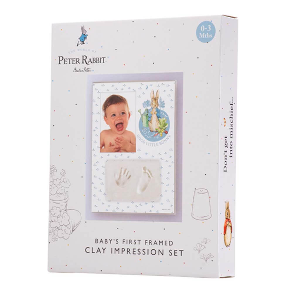 Beatrix Potter - Peter Rabbit First Framed Clay Impression Set