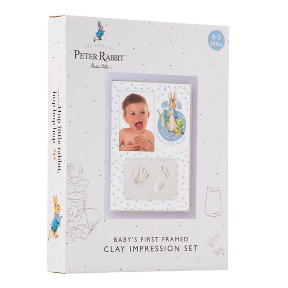 Beatrix Potter - Peter Rabbit First Framed Clay Impression Set