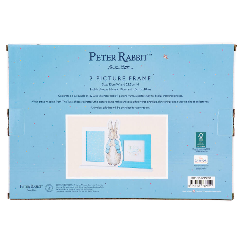 Beatrix Potter -  Peter Rabbit Double Picture Frame