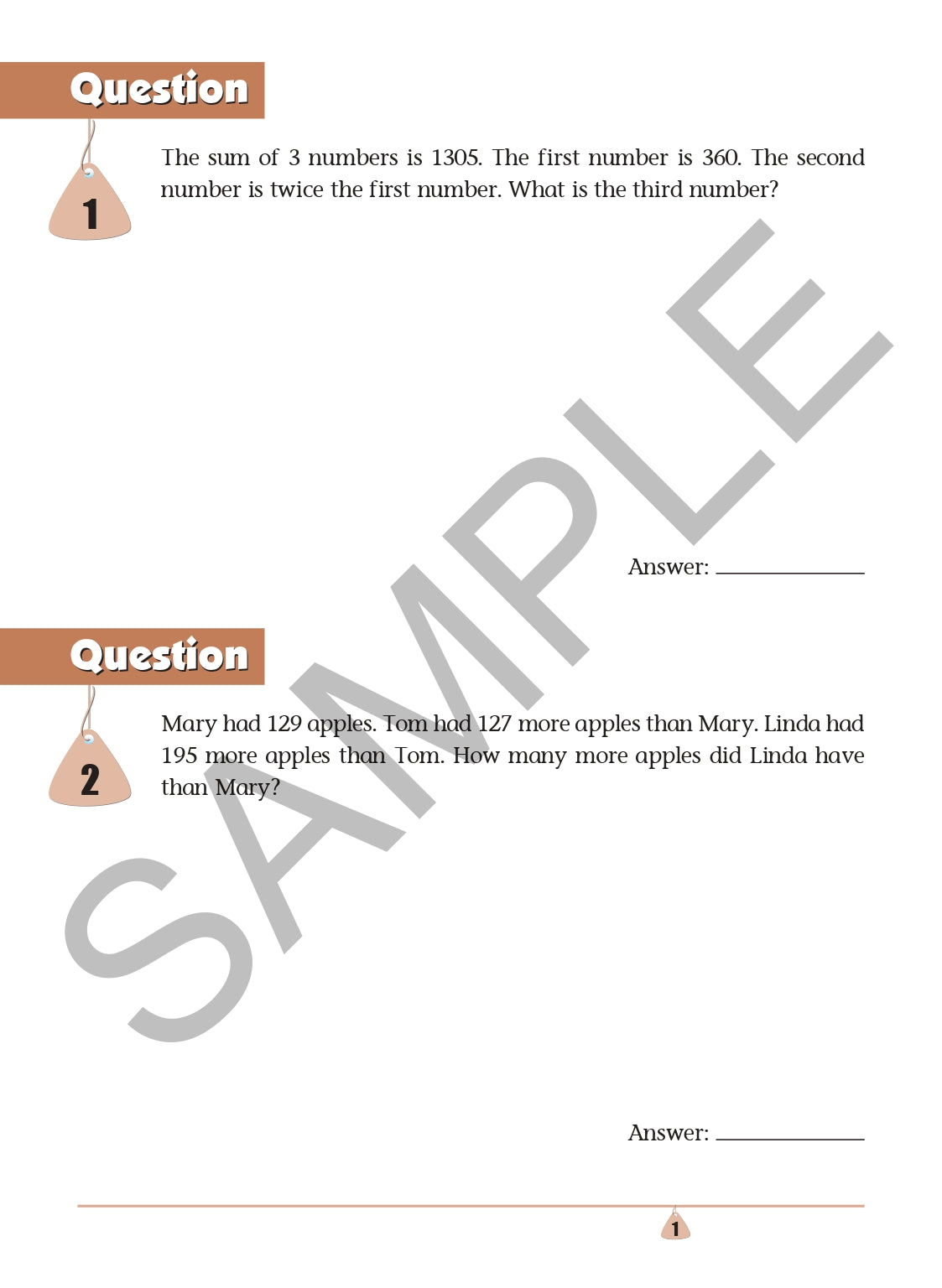 101 Must Know Challenging Maths Word Problems 3