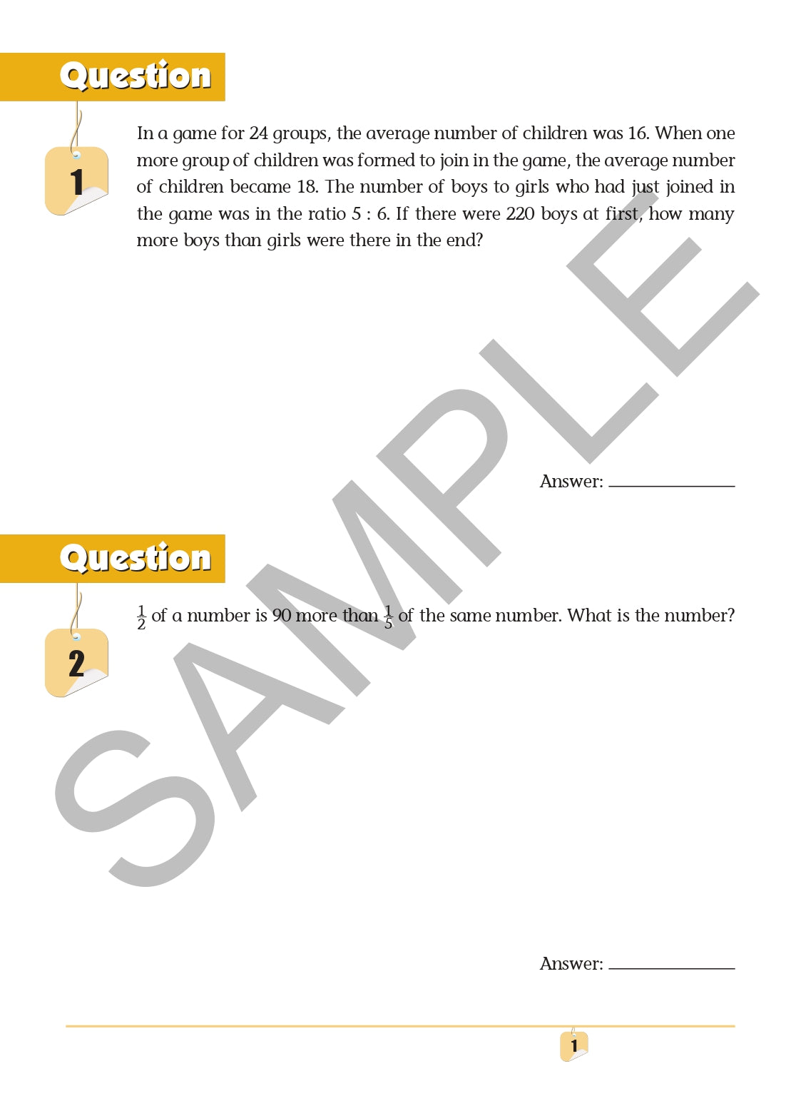 101 Must Know Challenging Maths Word Problems 5